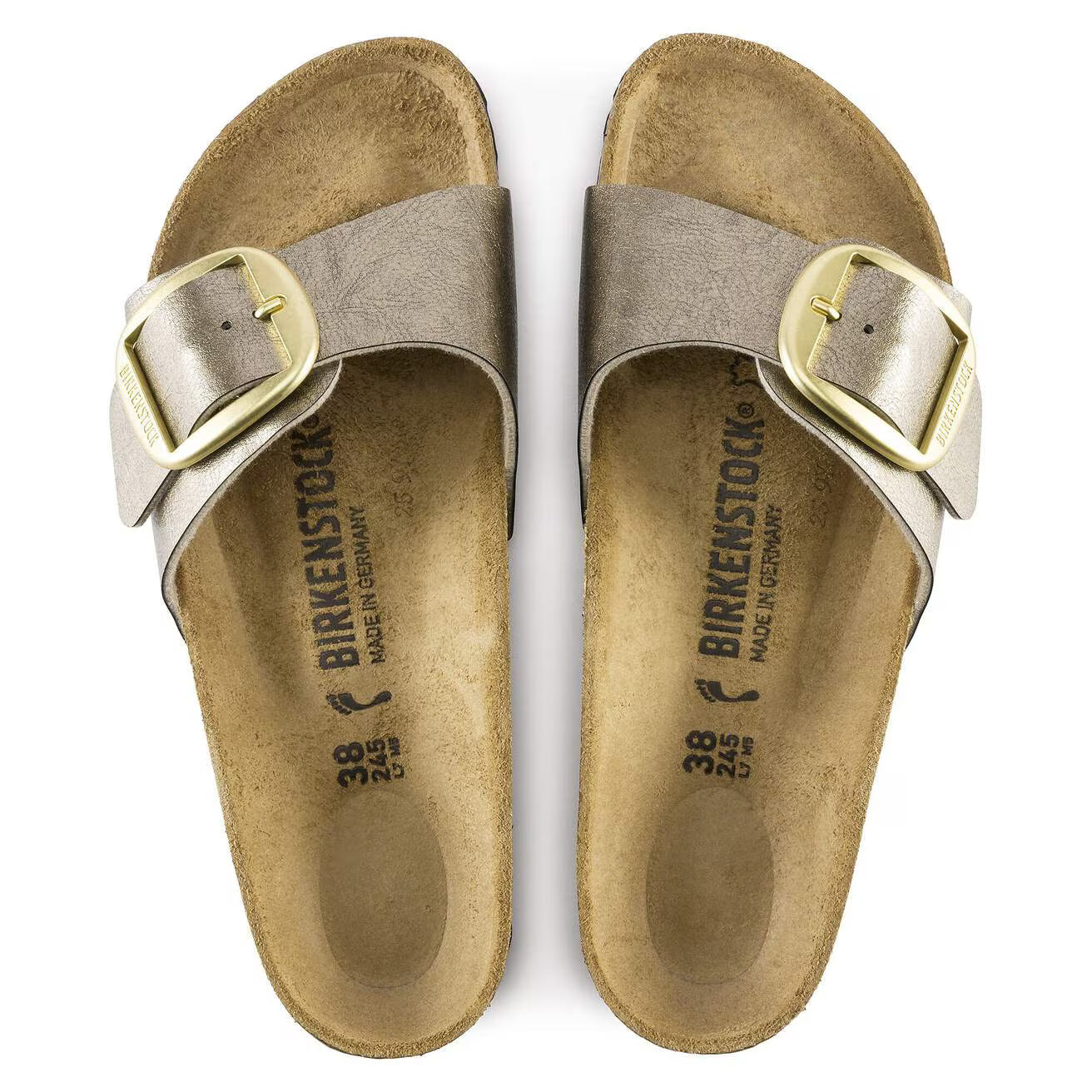 Birkenstock 1016237 Madrid Big Buckle Birko-Flor graceful taupe