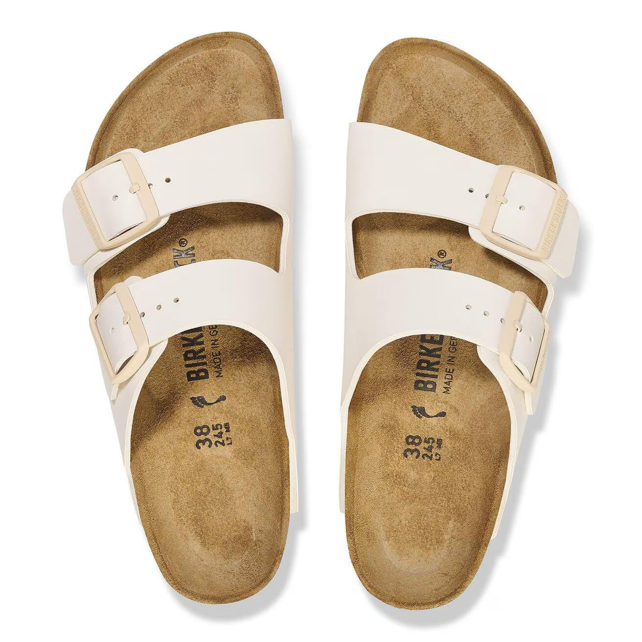 Birkenstock 1027339 Arizona Birko-Flor eggshell