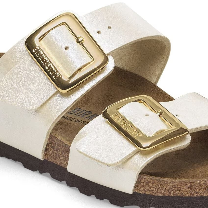 Birkenstock 1029492 Sydney Luxe Buckle Birko-Flor - Graceful Pearl White