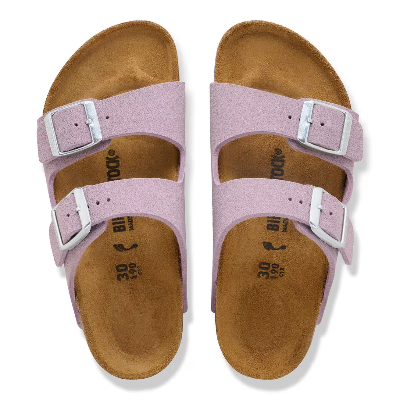 Birkenstock 1031437 Arizona Kids Birko-Flor Nubuck faded purple