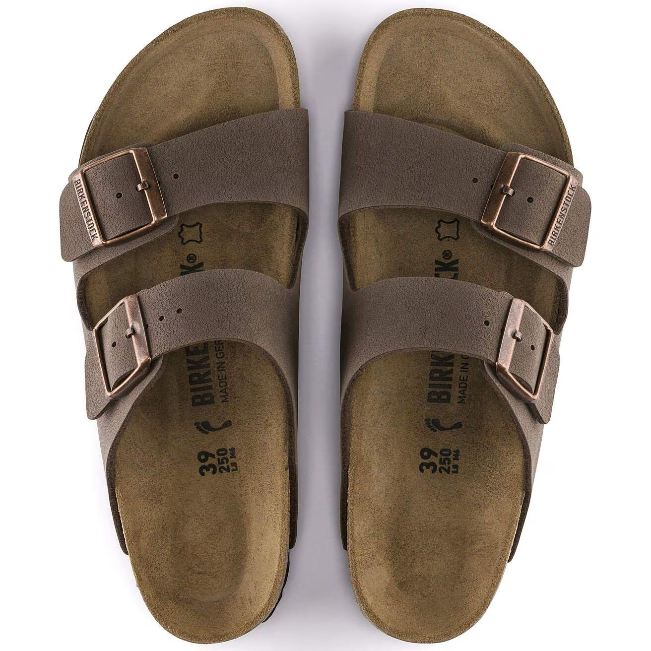 Birkenstock 151183 Arizona Birko-Flor Nubuck mocca