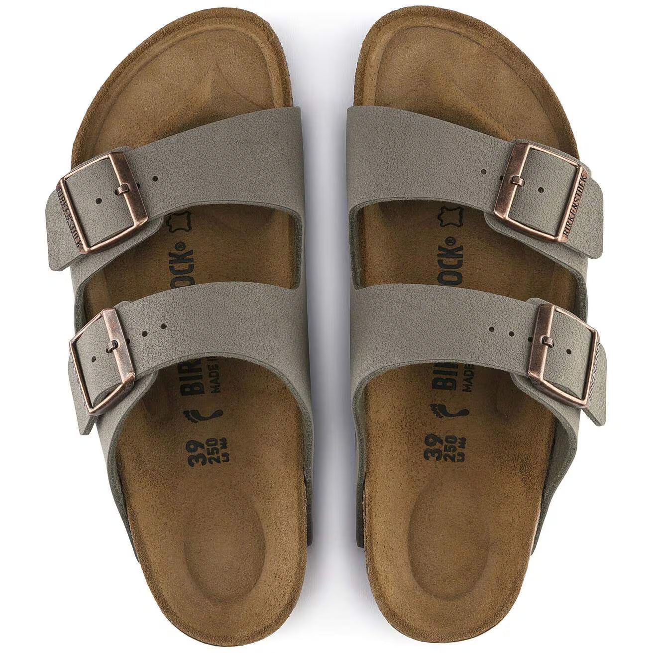 Birkenstock 151213 Arizona Birko-Flor Nubuck stone