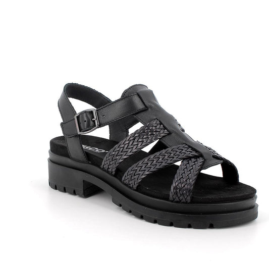 Igi&Co 5675000 sandali con tacco in pelle da donna nero