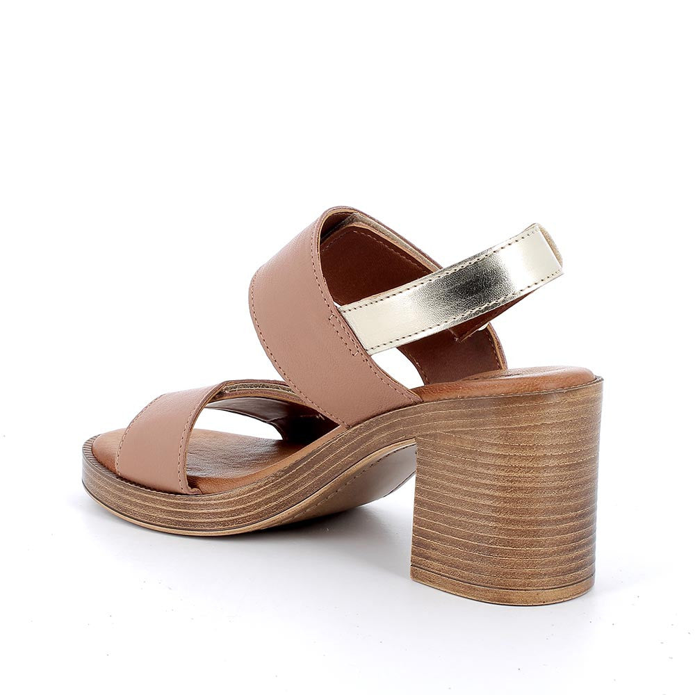 Igi&Co 5690311 sandali con tacco in pelle da donna cuoio