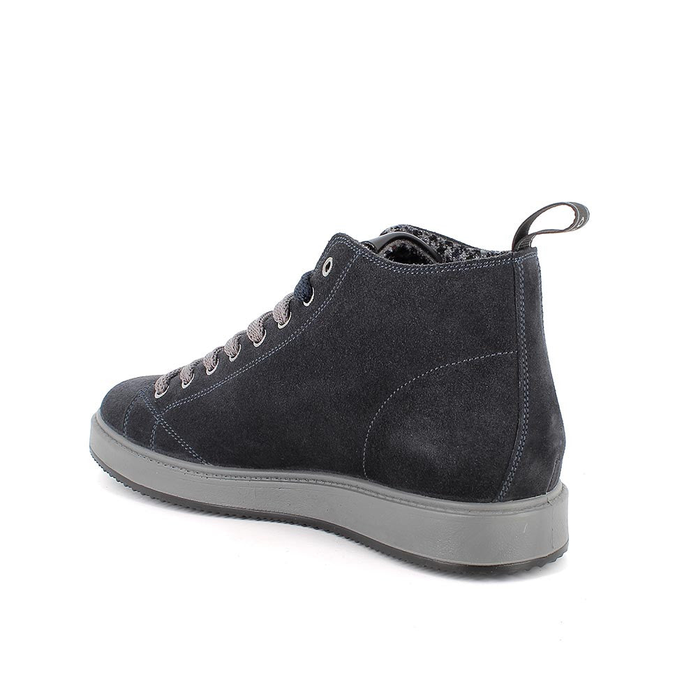 Igi&Co 8634011 Sneakers alte da uomo blu con lacci