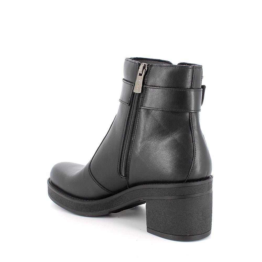 Igi&Co 8660200 Stivaletti con tacco da donna nero con zip