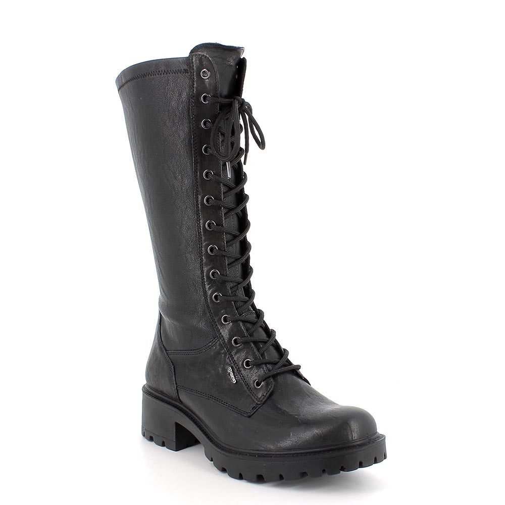 Igi&Co 8663100 Stivali con tacco da donna nero con zip