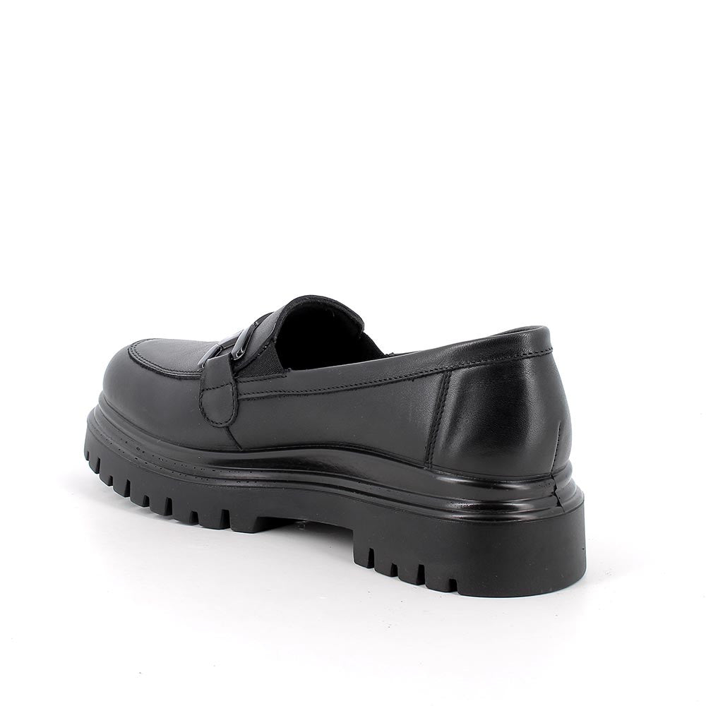Igi&Co 8663800 Mocassini da donna nero con elastico