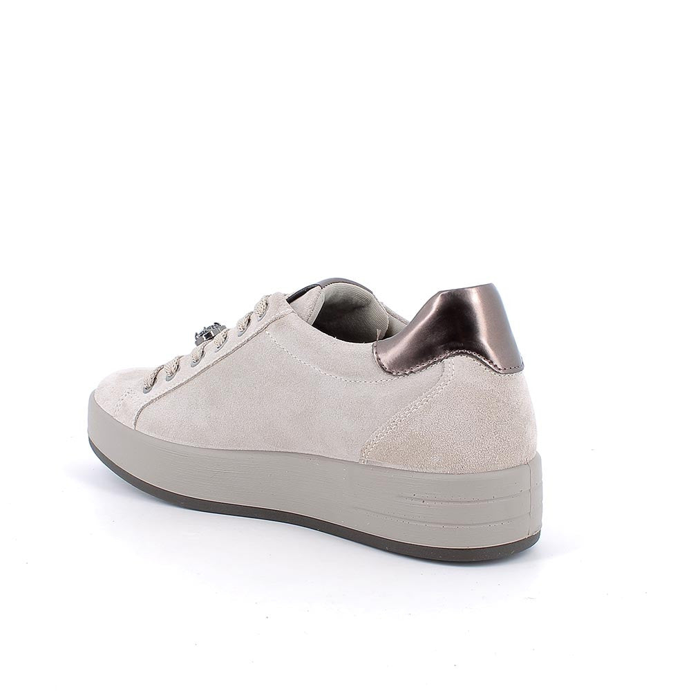 Igi&Co 8668633 Sneakers da donna beige con lacci