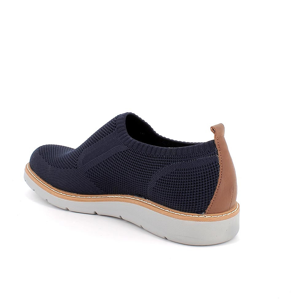 Igi&Co 1103711 Slip on calzino da uomo blu con elastico