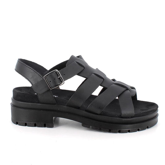 Igi&Co 1169500 Sandali con tacco da donna nero con fibbia