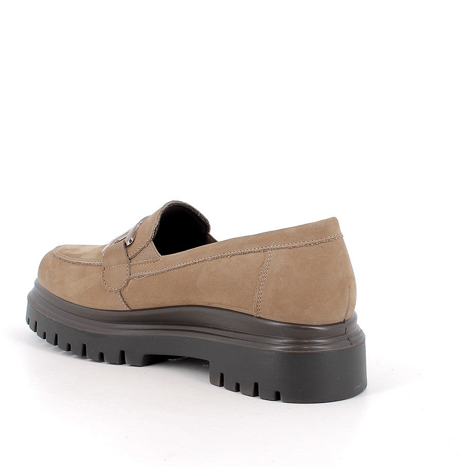 Igi&Co 2162922 Mocassini da donna beige con elastico
