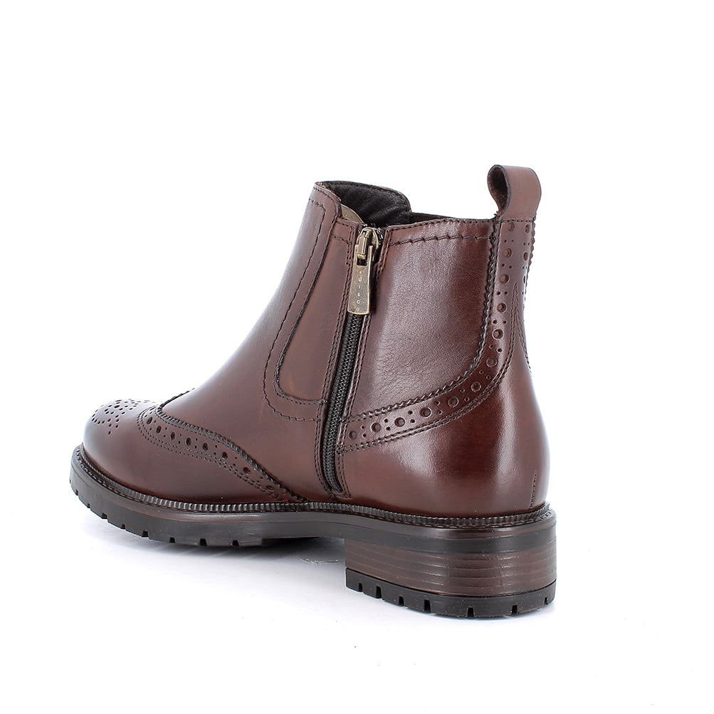 Igi&Co 2185911 Stivaletti con tacco da donna marrone con zip