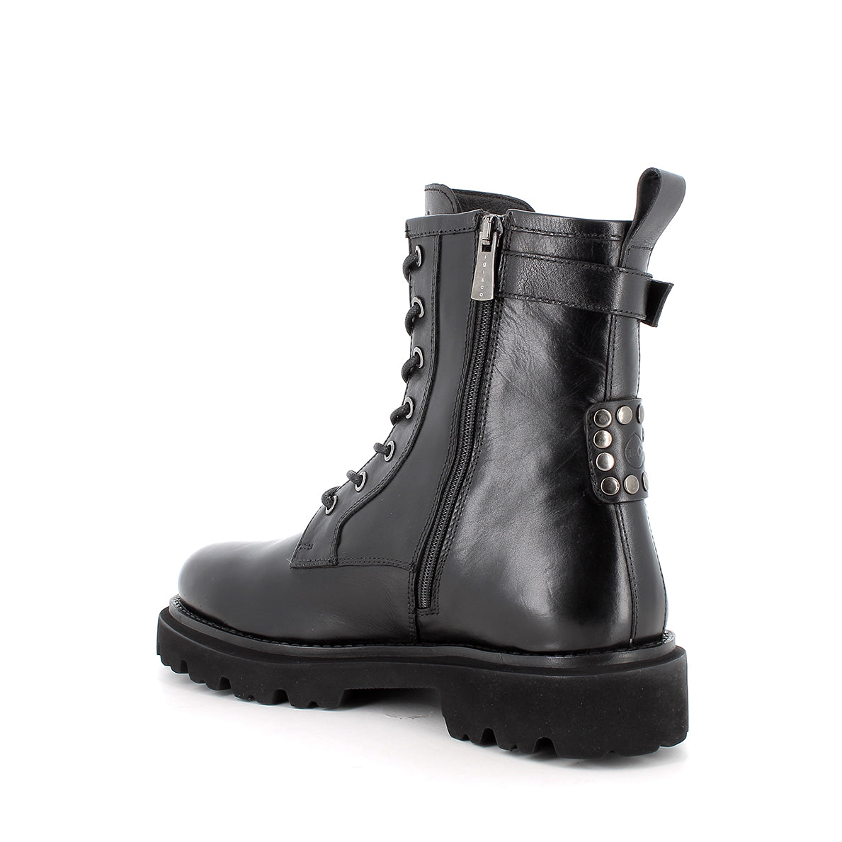 Igi&Co 2193100 Anfibi da donna nero con zip