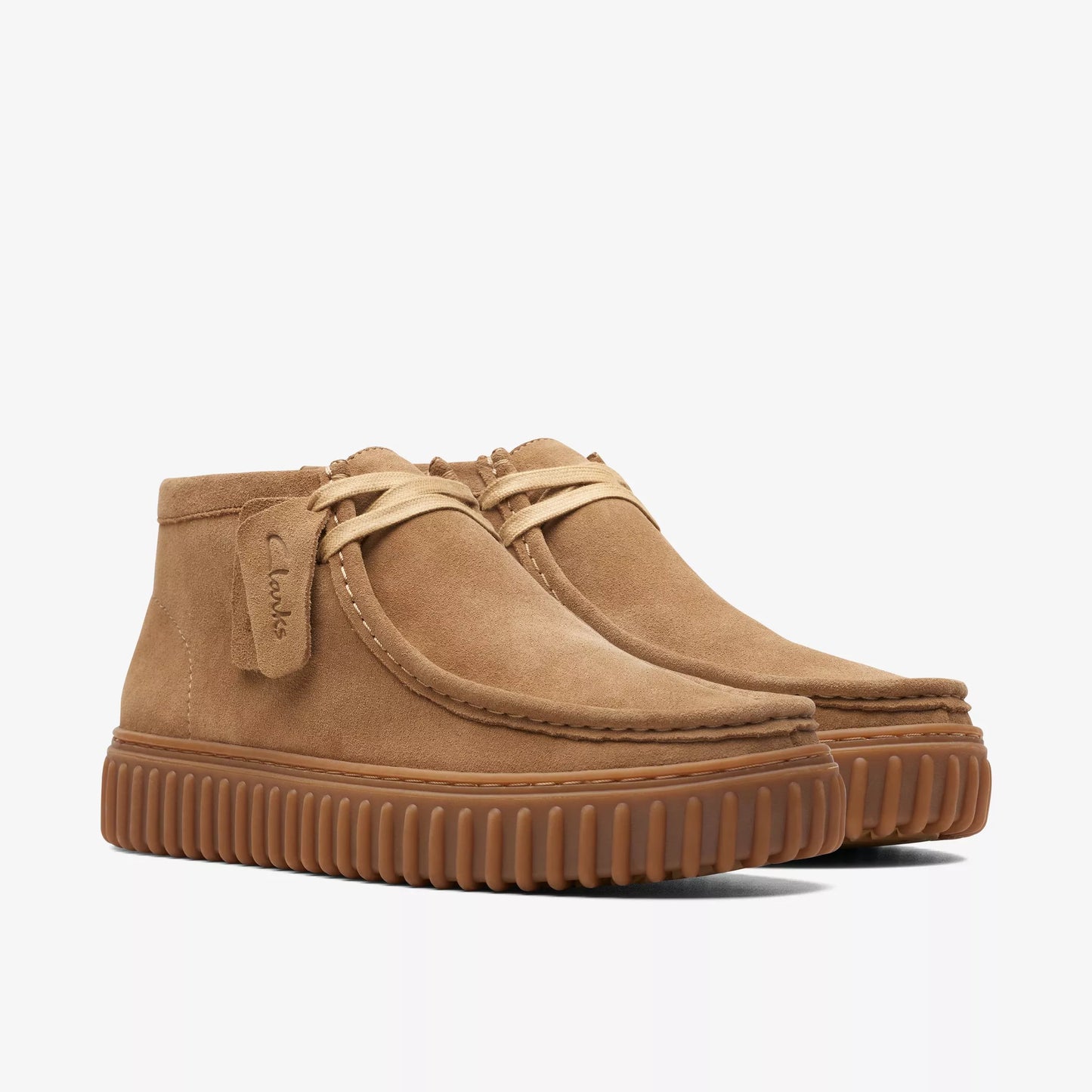 Clarks 26173663 Torhill Hi Camoscio Sabbia Scuro da uomo