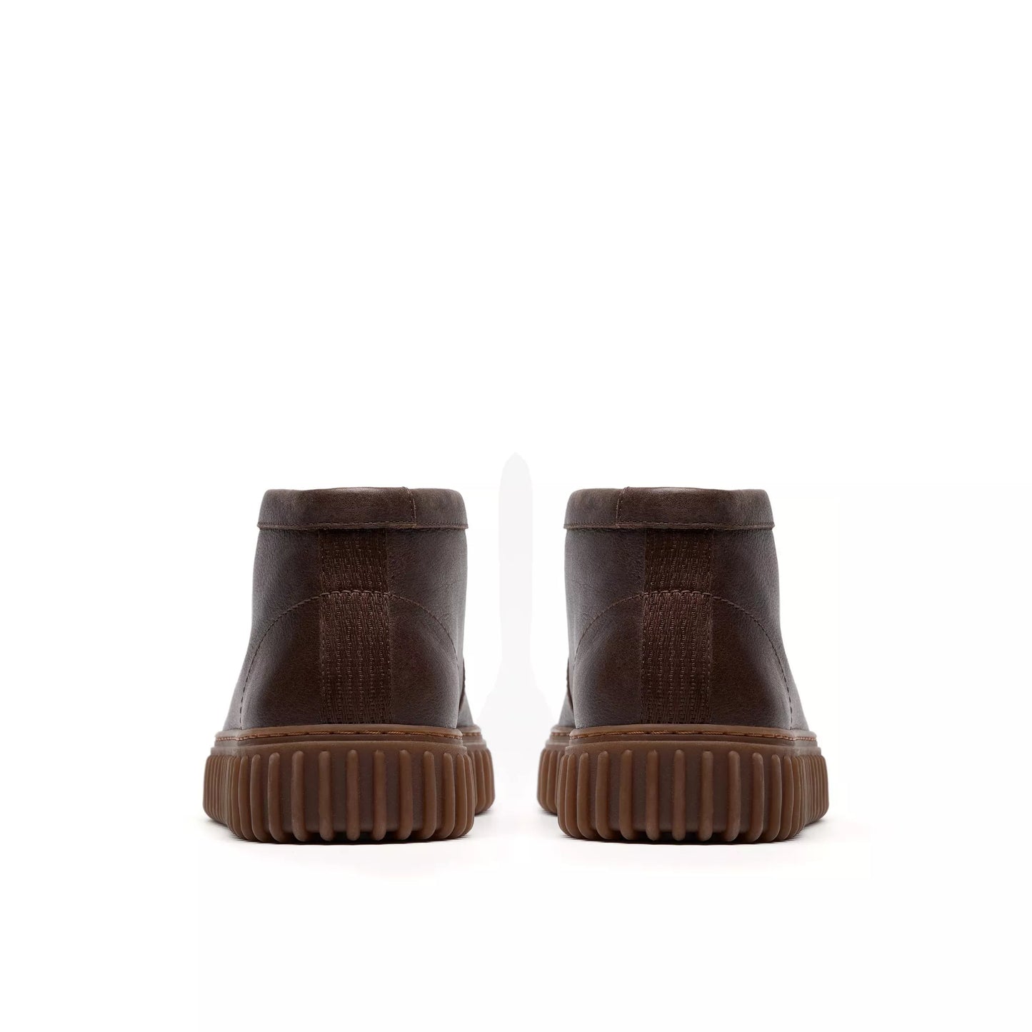 Clarks 26183425 Torhill Hi Pelle marrone scuro da uomo