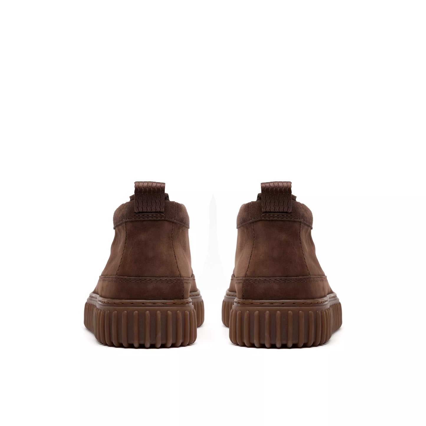 Clarks 26184694 Torhill Lace Hi Nabuk marrone scuro da uomo