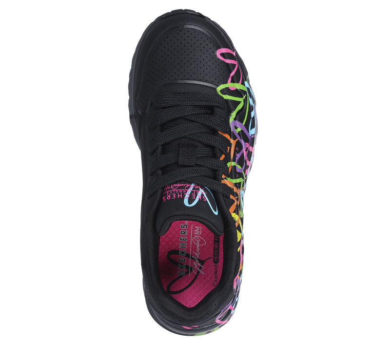 Skechers 314064L JGoldcrown: Uno Lite - Spread the Love