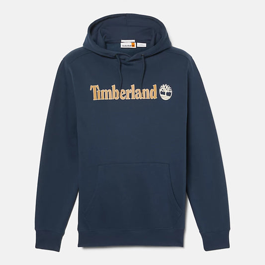 Timberland A5UKK felpa con cappuccio e logo lineare da uomo