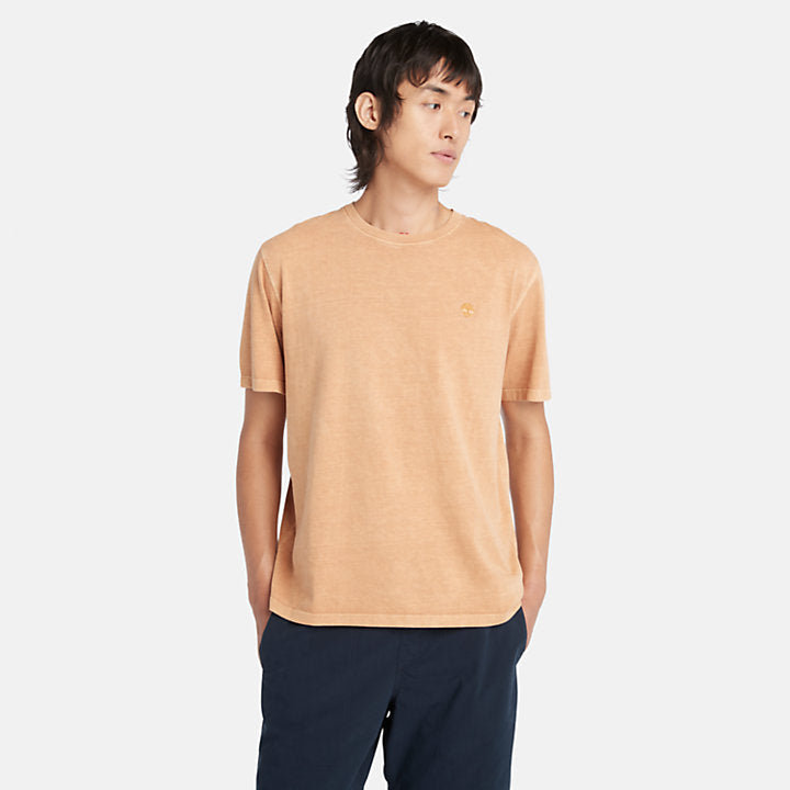 Timberland A5YAY t-shirt garment-dyed ad uomo
