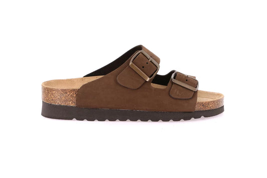 Grunland CB2569 Ciabatta in sughero naturale e nabuk | HOLA