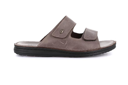 Grunland CI3081 Ciabatta doppia fascia in pelle | LAPO