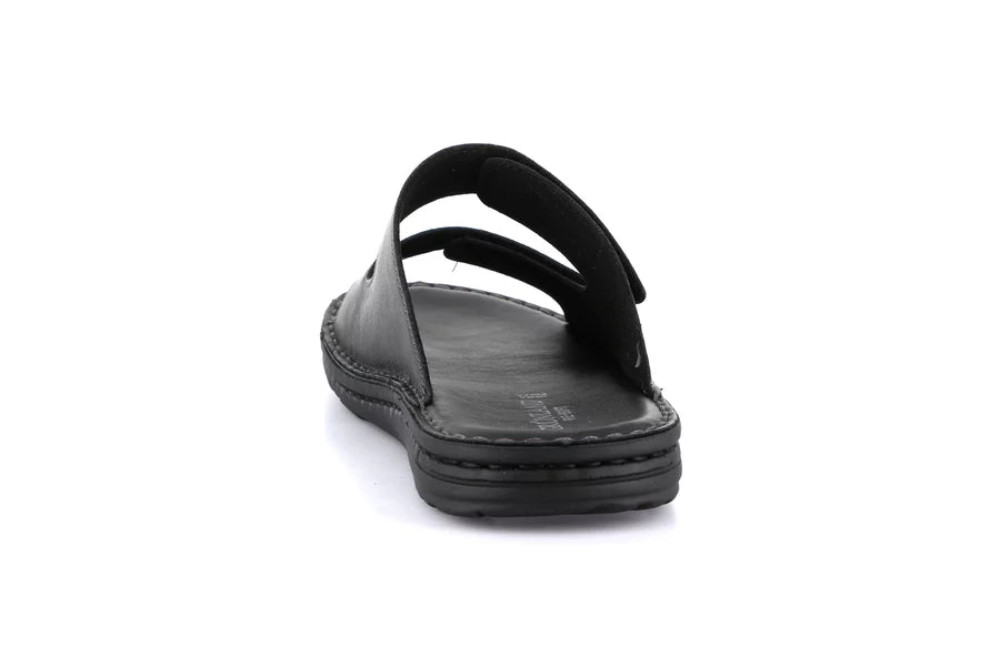Grunland CI3081 Ciabatta doppia fascia in pelle | LAPO