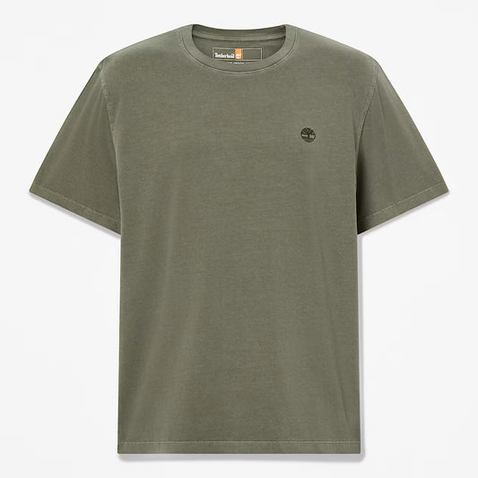 Timberland A5YAY T-shirt a Maniche Corte Tinta in Capo Dunstan River da Uomo
