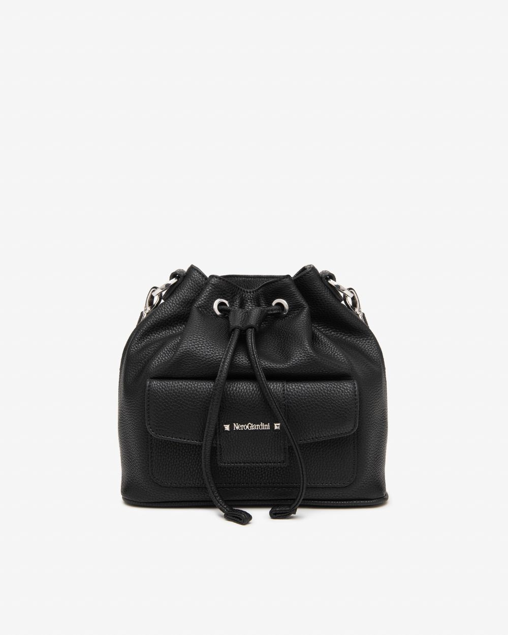 Nero Giardini E543962D Borsa a Secchiello da Donna in Materiale Tecnico