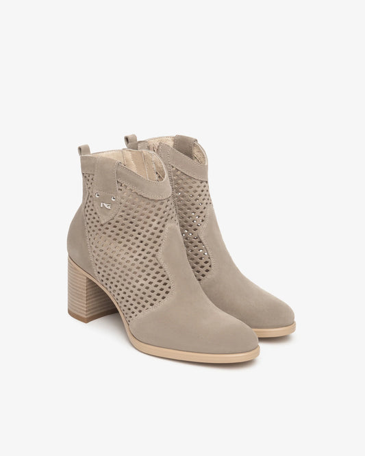 Nero Giardini E615110D Stivaletti in pelle scamosciata da donna