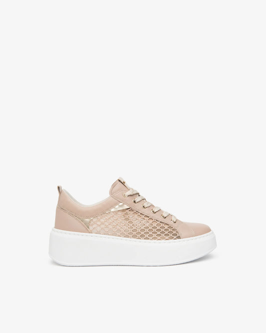 Nero Giardini E615292D Sneakers Donna in Pelle, Tela e Materiale Tecnico