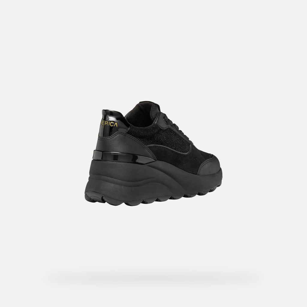 Geox D45WAA 0JS85 sneakers spherica ec13 donna nero