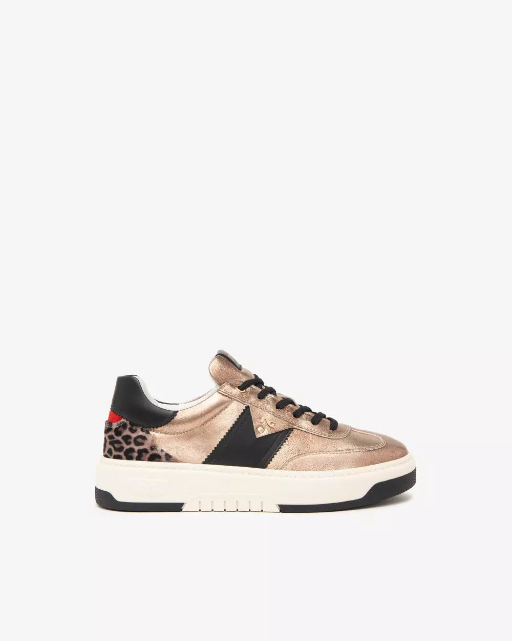 Nero Giardini I411647D Sneakers Donna in Pelle, Materiale Tecnico e Suede
