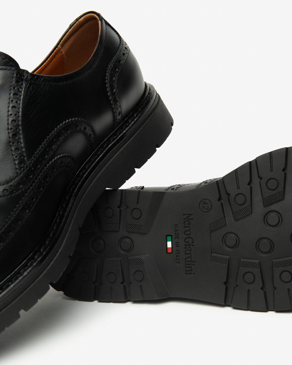 Nero Giardini I500820U Stringate Uomo in Pelle