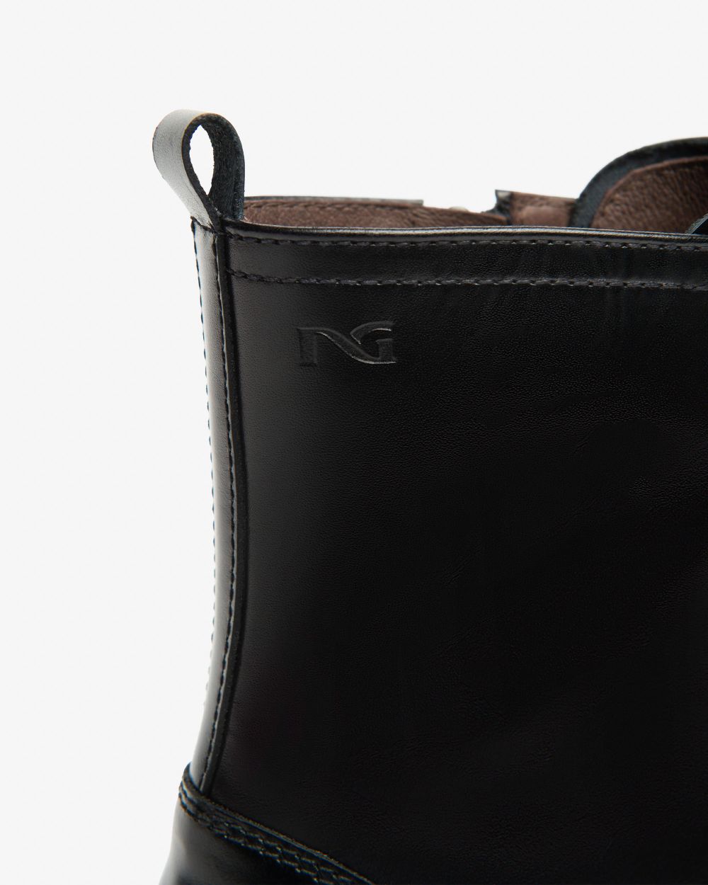 Nero Giardini I513975D Anfibi Donna in Pelle