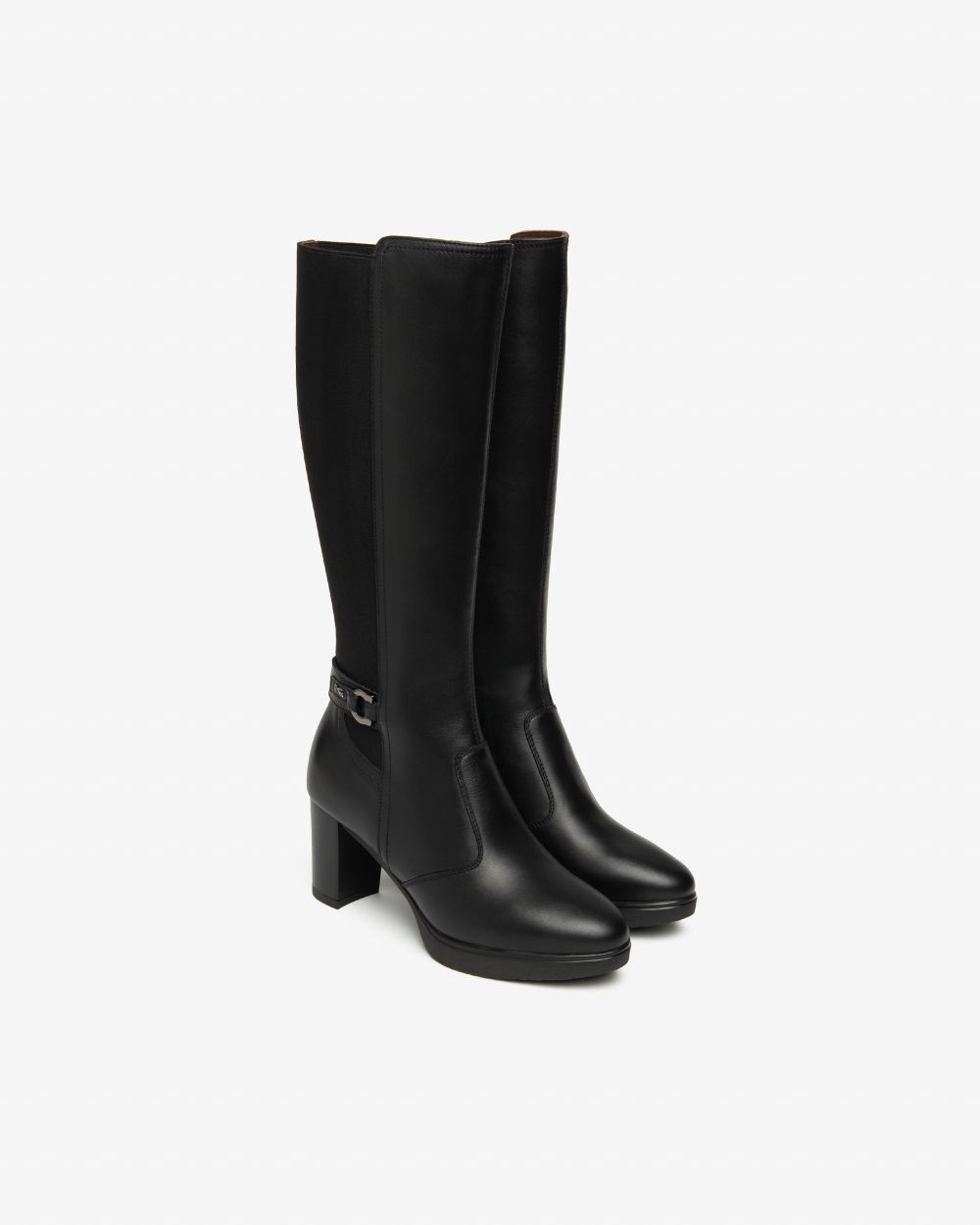 Nero Giardini I514600D Stivali Donna in Pelle e Tessuto