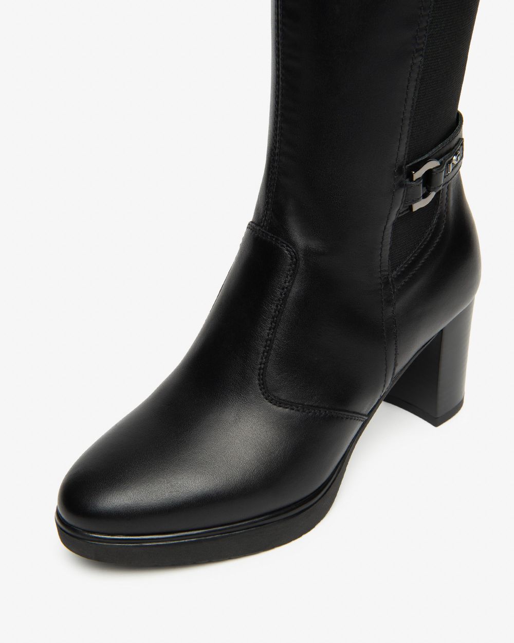 Nero Giardini I514600D Stivali Donna in Pelle e Tessuto