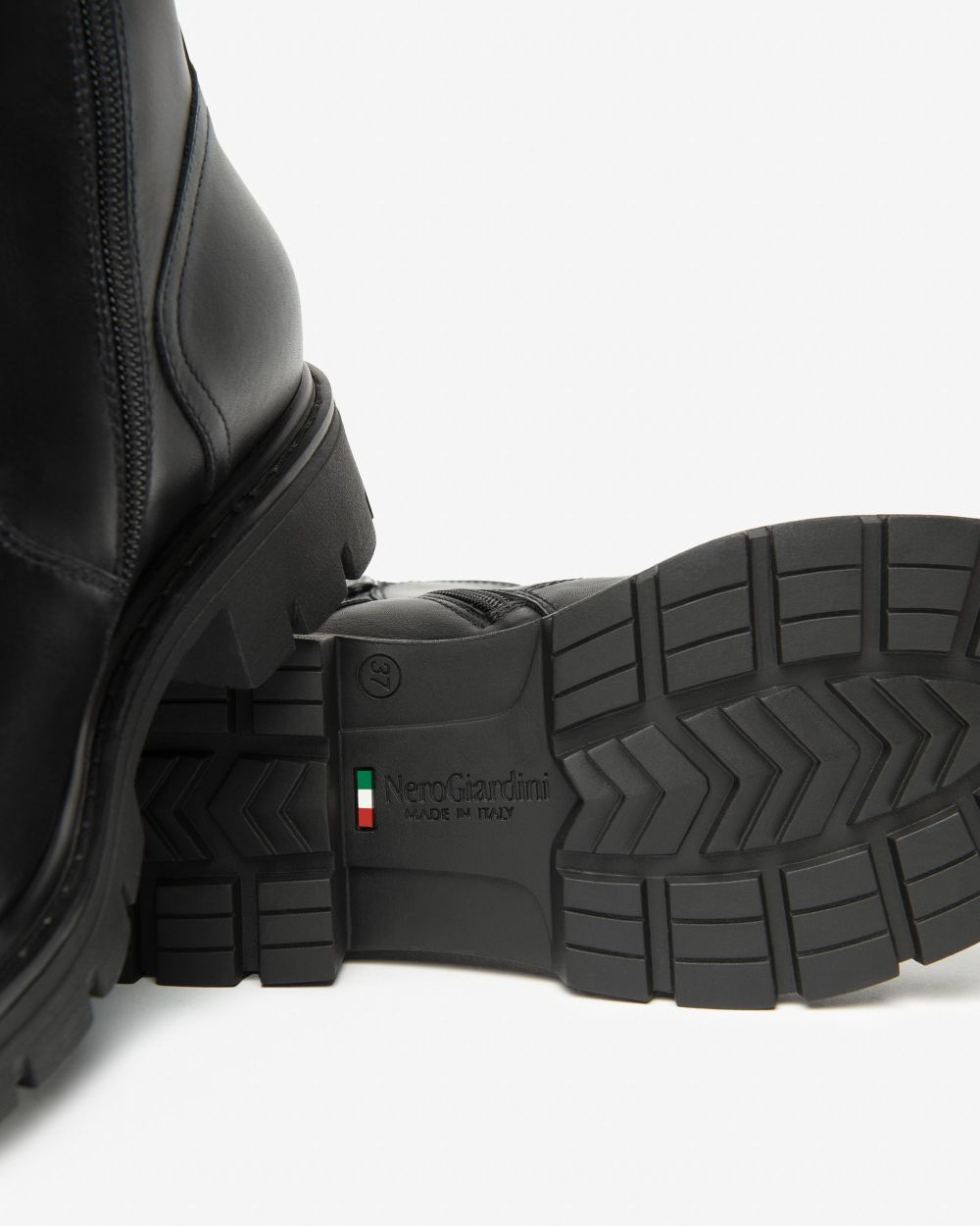 Nero Giardini I514760D Stivaletti Donna in Pelle e Tessuto