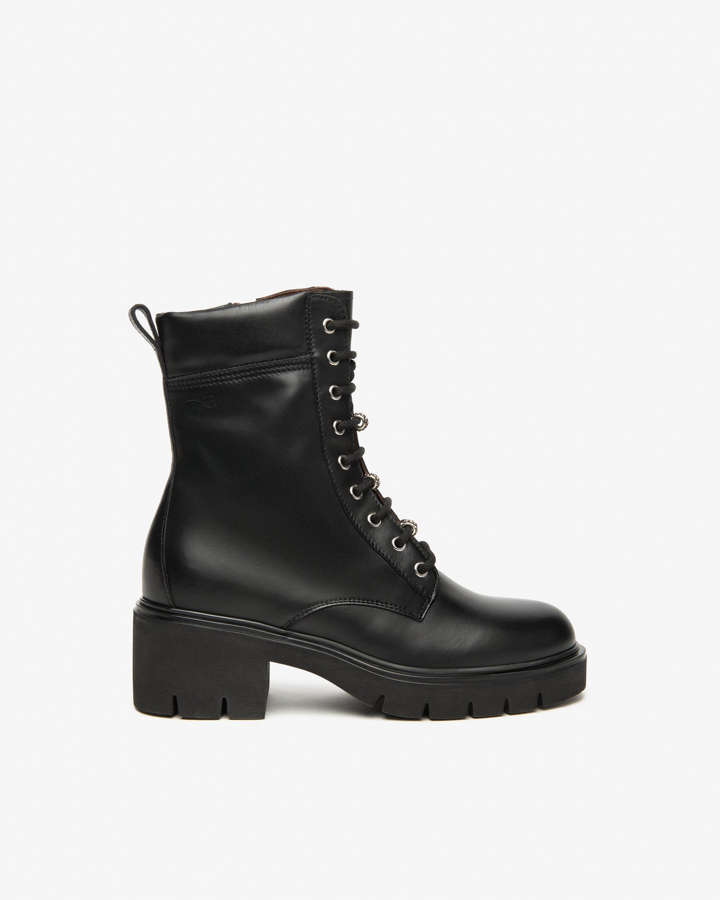 Nero Giardini I514810D Anfibi Donna in Pelle