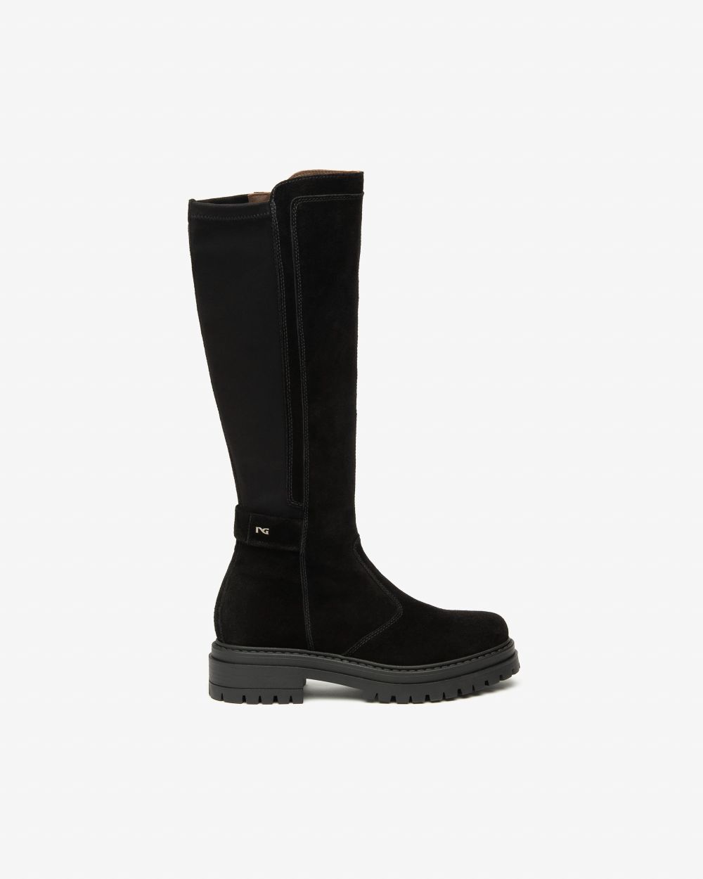 Nero Giardini I514843D Stivali Donna in Suede e Materiale Tecnico