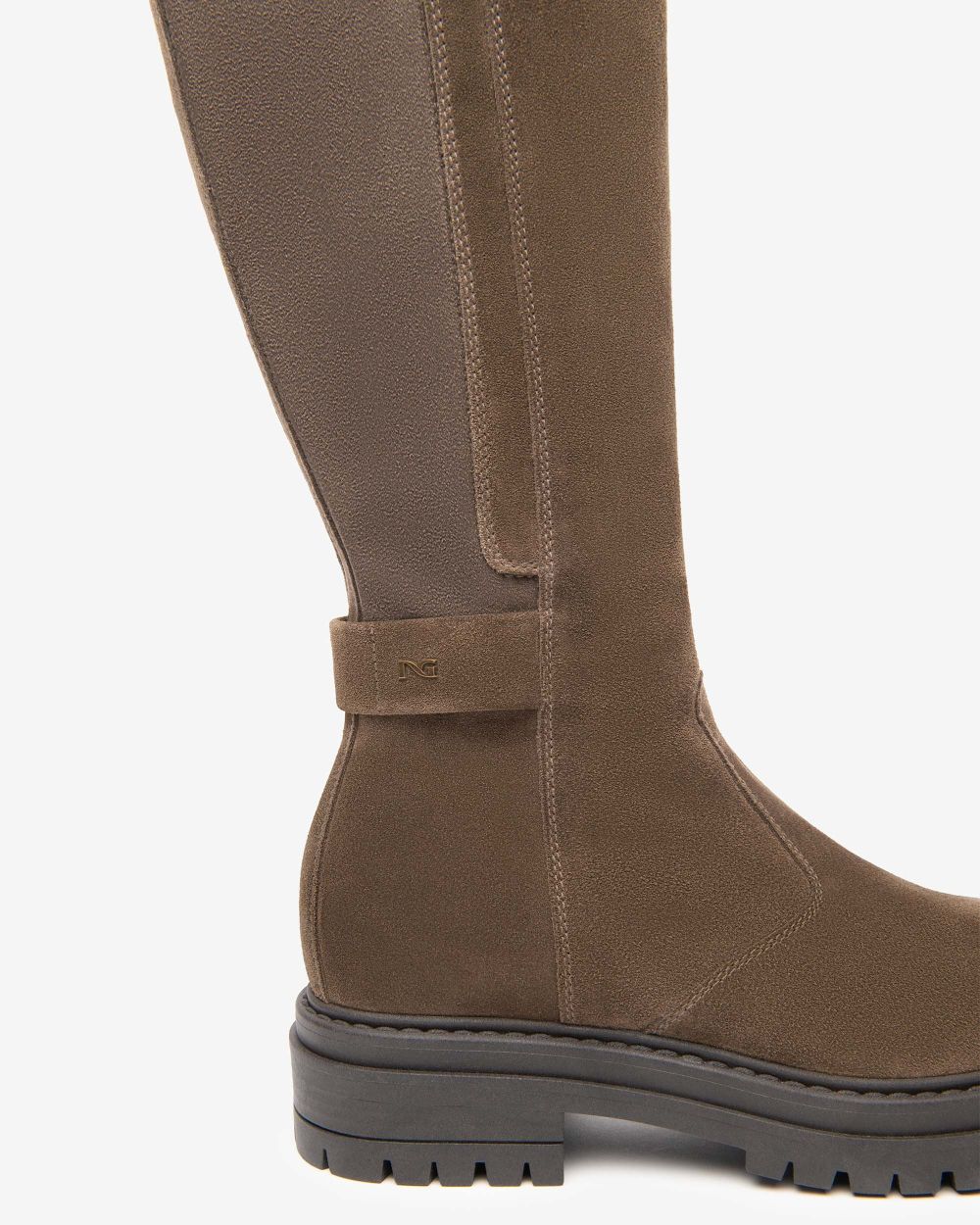 Nero Giardini I514843D Stivali Donna in Suede e Materiale Tecnico