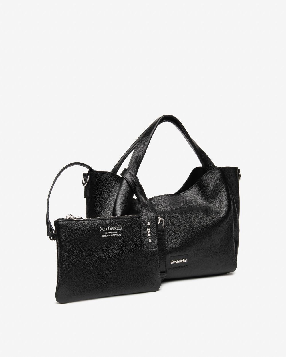 Nero Giardini I544031D Borsa Hobo da Donna in Pelle