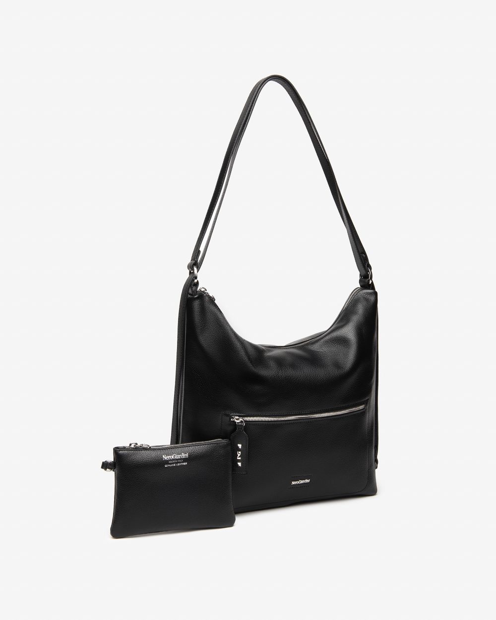 Nero Giardini I544032D Borsa Hobo da Donna in Pelle