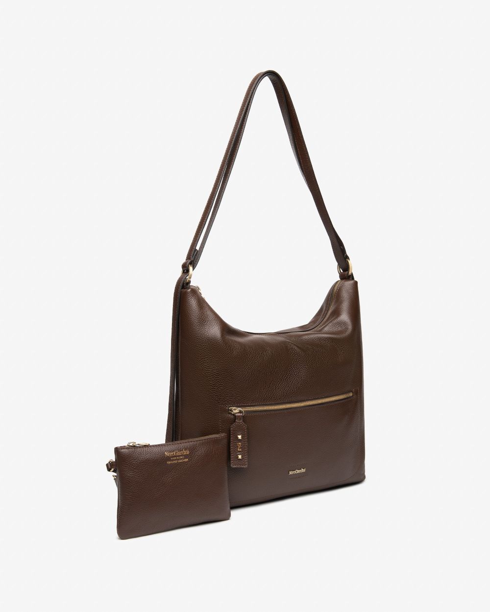 Nero Giardini I544032D Borsa Hobo da Donna in Pelle