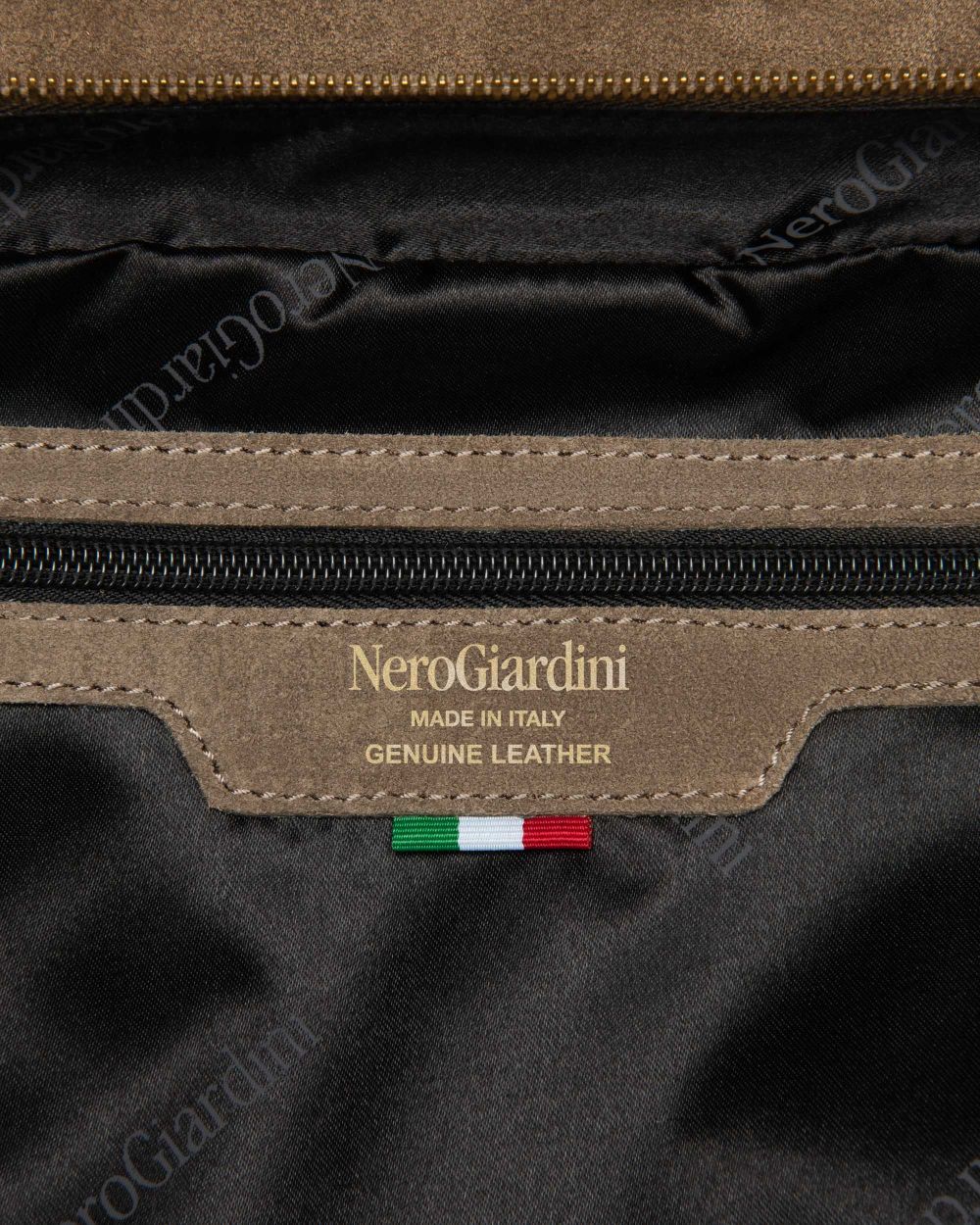 Nero Giardini I544042D Borsa a Spalla da Donna in Pelle