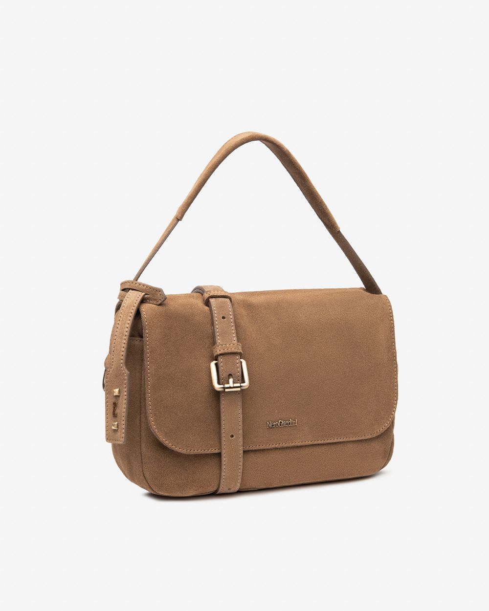 Nero Giardini I544042D Borsa a Spalla da Donna in Pelle