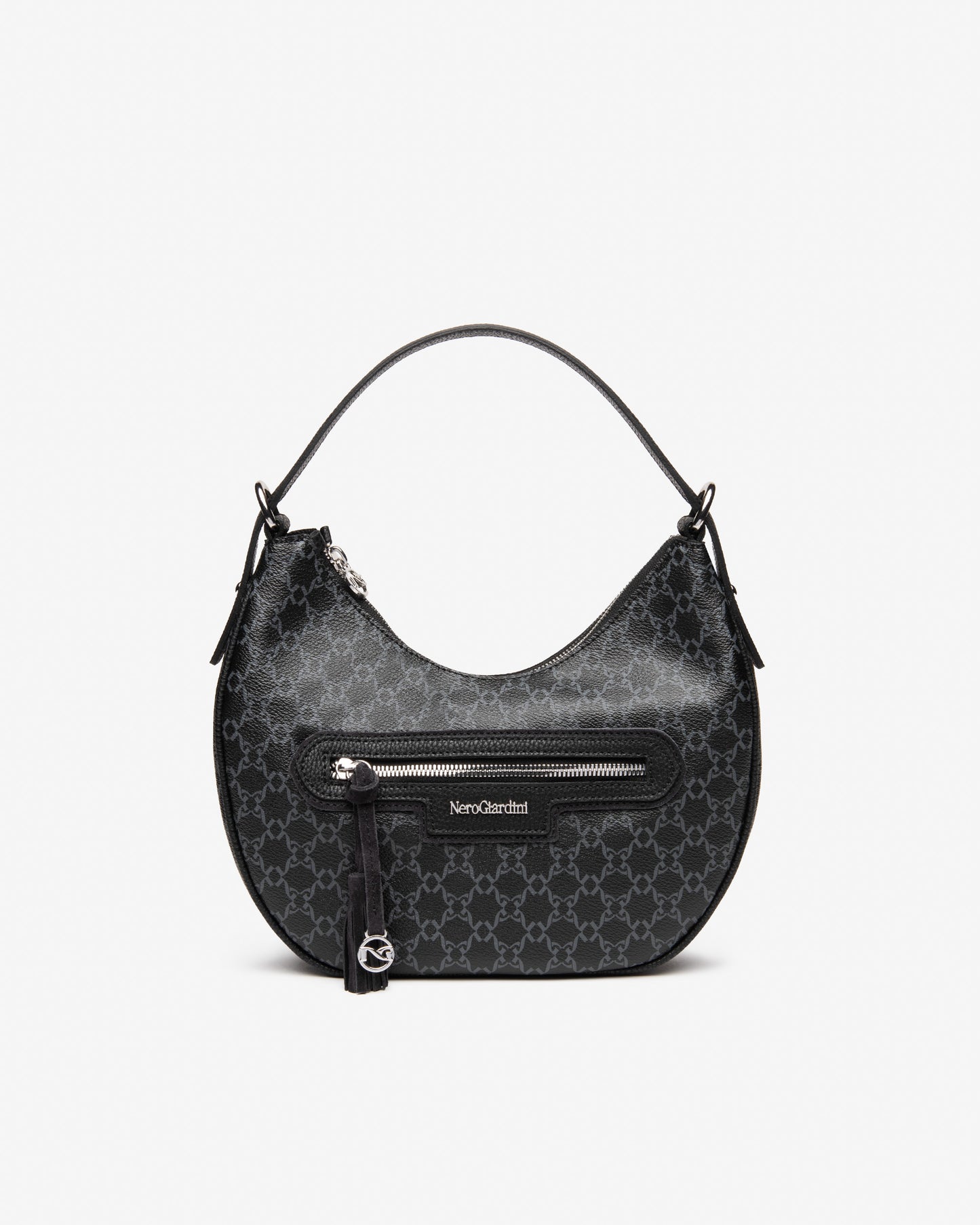 Nero Giardini I544062D Borsa Hobo da Donna in Materiale Tecnico