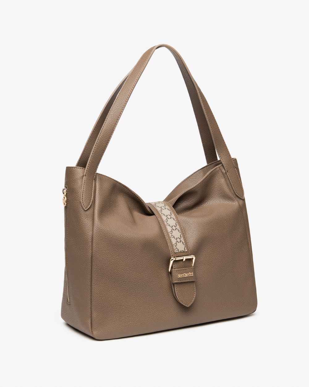 Nero Giardini I544070D Borsa Hobo da Donna in Materiale Tecnico