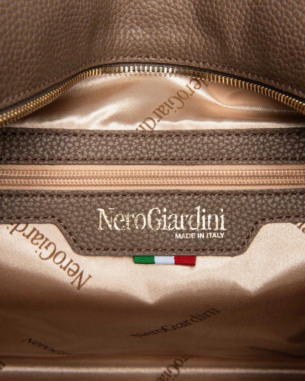 Nero Giardini I544070D Borsa Hobo da Donna in Materiale Tecnico