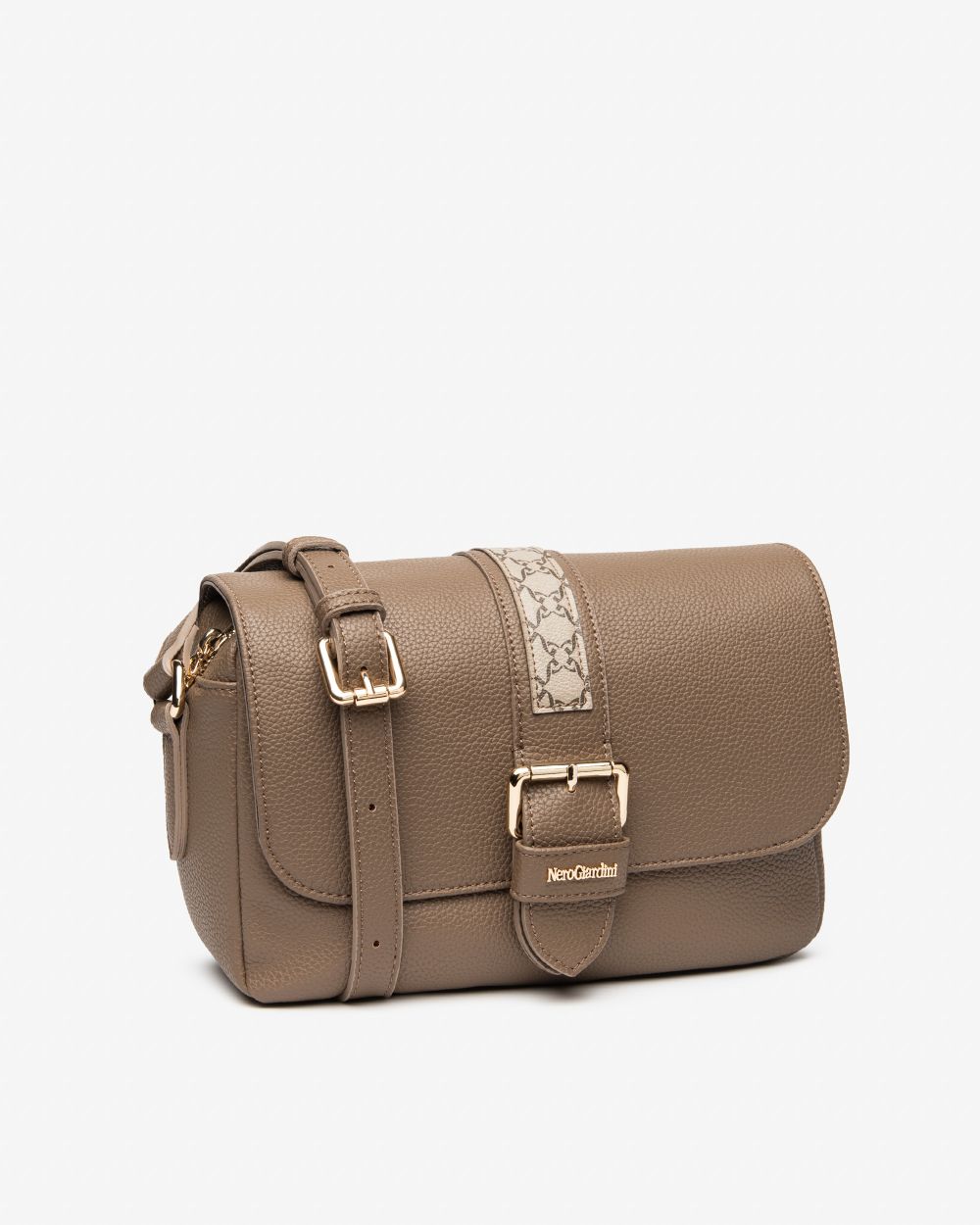 Nero Giardini I544073D Borsa a Tracolla da Donna in Materiale Tecnico